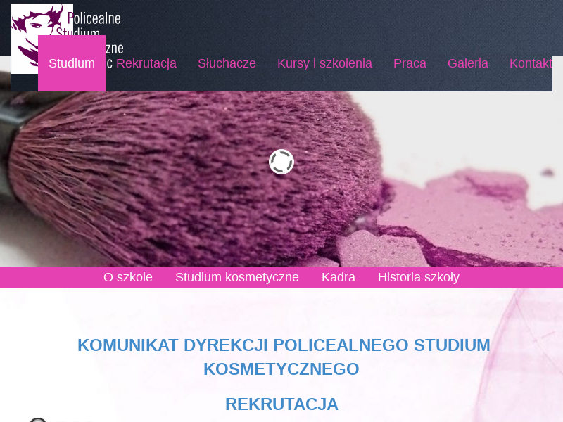 Policealne studium kosmetyczne Anieli Goc | studium-kosmetyczne.pl
